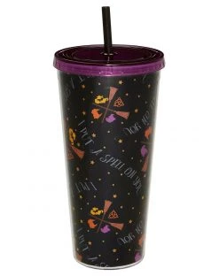 Spirit Halloween Spell On You Cup with Straw 20 oz. - Hocus Pocus