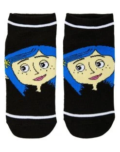 Spirit Halloween Coraline Ankle Socks - 5 Pair 13 Spirit Halloween Coraline Ankle Socks - 5 Pair -MELONHALLOW Sales 01536606 f