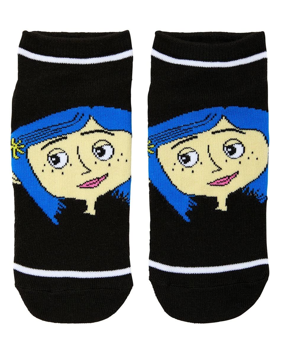 Spirit Halloween Coraline Ankle Socks - 5 Pair 8 Spirit Halloween Coraline Ankle Socks - 5 Pair - Image 6