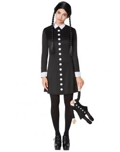 Spirit Halloween Adult Wednesday Addams Costume - The Addams Family