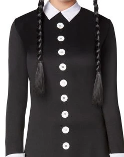 Spirit Halloween Adult Wednesday Addams Costume - The Addams Family -MELONHALLOW Sales 01537083 c