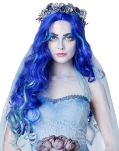 Spirit Halloween Blue Emily Wig - Corpse Bride