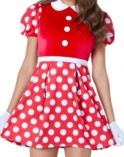 Spirit Halloween Adult Minnie Mouse Costume - Mickey and Friends -MELONHALLOW Sales 01541275 c