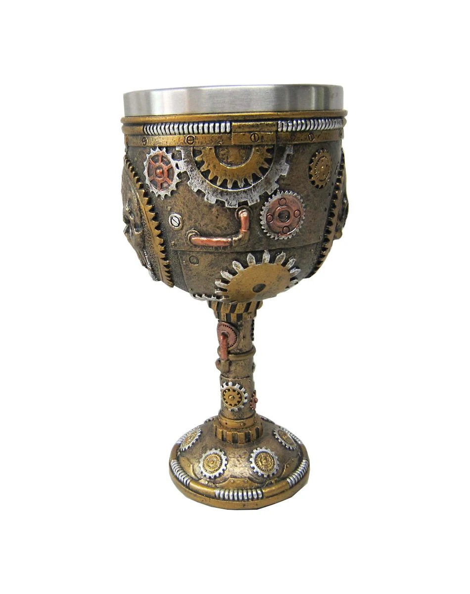 Spirit Halloween Steampunk Skull Goblet 4 Spirit Halloween Steampunk Skull Goblet - Image 2