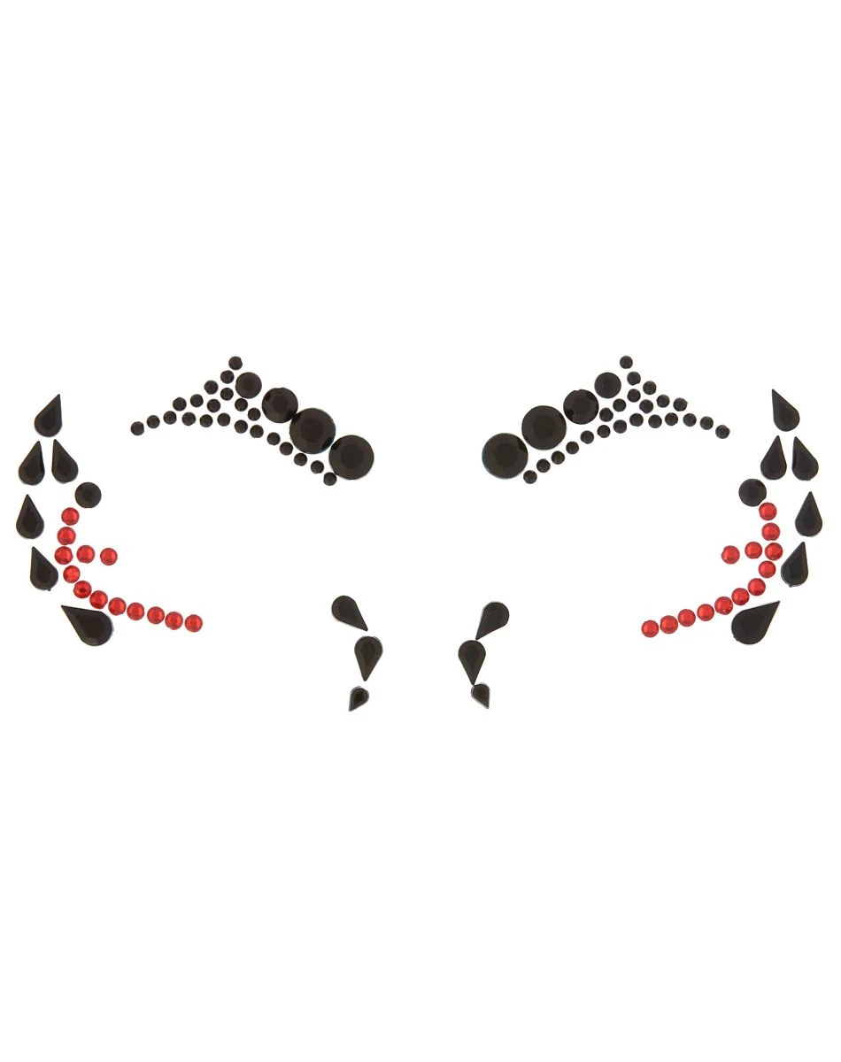 Spirit Halloween Gothic Devil Face Jewels 3 Spirit Halloween Gothic Devil Face Jewels