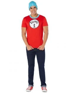 Spirit Halloween Adult Thing 1 and Thing 2 Costume Kit – Dr. Seuss 7 Spirit Halloween Adult Thing 1 and Thing 2 Costume Kit – Dr. Seuss -MELONHALLOW Sales 01542539 c