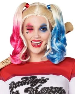 Spirit Halloween Harley Quinn Pigtails Wig - Suicide Squad