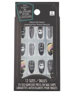 Spirit Halloween Jack Skellington Press On Nails - The Nightmare Before Christmas 6 Spirit Halloween Jack Skellington Press On Nails - The Nightmare Before Christmas -MELONHALLOW Sales 01543610 b