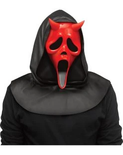 Spirit Halloween Devil Full Mask with Hood - Dead by Daylight