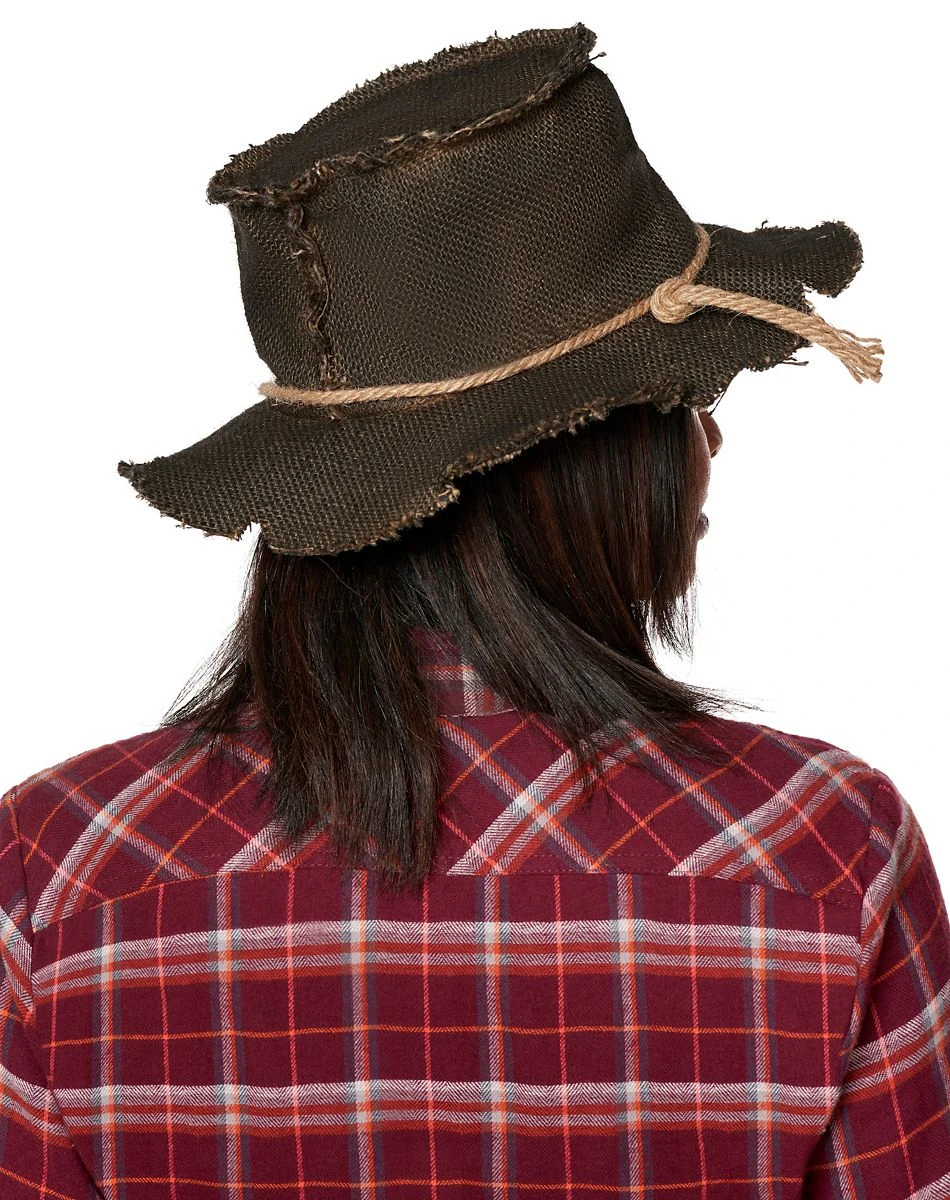 Spirit Halloween Burlap Scarecrow Hat 5 Spirit Halloween Burlap Scarecrow Hat - Image 3