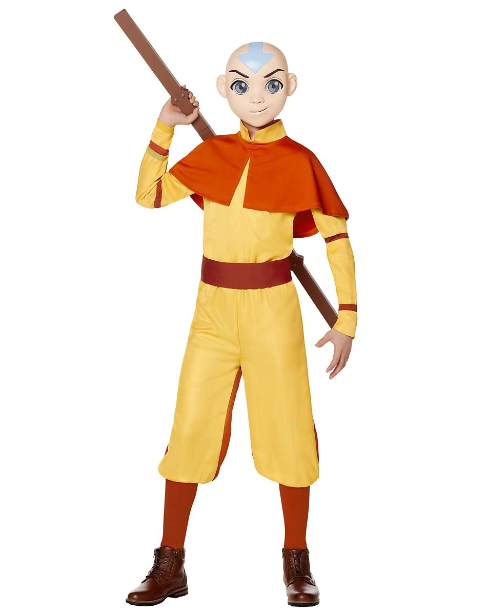 Spirit Halloween Kids Aang Costume - Avatar: The Last Airbender 3 Spirit Halloween Kids Aang Costume - Avatar: The Last Airbender