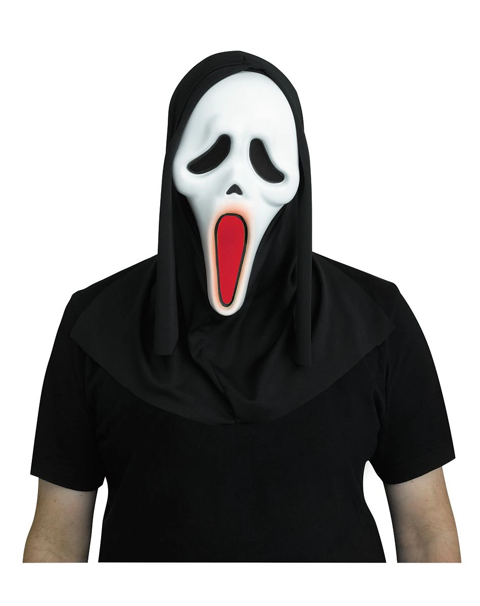 Spirit Halloween Light-Up Fade Ghost Face ® Full Mask - Scream 3 Spirit Halloween Light-Up Fade Ghost Face ® Full Mask - Scream