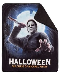 Spirit Halloween The Curse of Michael Myers Fleece Blanket - Halloween -MELONHALLOW Sales 01546951 b