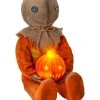 Spirit Halloween Light-Up Sitting Sam Doll - Trick 'r Treat -MELONHALLOW Sales 01547397 a