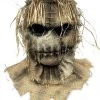 Spirit Halloween Scarecrow Burlap Full Mask -MELONHALLOW Sales 01548015 a