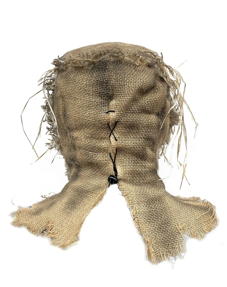 Spirit Halloween Scarecrow Burlap Full Mask 5 Spirit Halloween Scarecrow Burlap Full Mask - Image 3