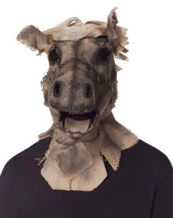 Spirit Halloween Scarecrow Horse Full Mask