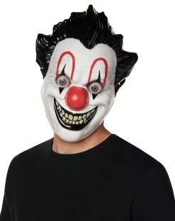 Spirit Halloween Wild Eyes Clown Half Mask