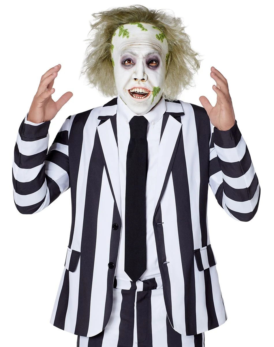 Spirit Halloween Beetlejuice Half Mask 5 Spirit Halloween Beetlejuice Half Mask - Image 3