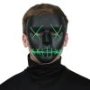 Spirit Halloween Light Up EL Wire Green Stitched Black Half Mask 1 Spirit Halloween Light Up EL Wire Green Stitched Black Half Mask -MELONHALLOW Sales 01548692 a
