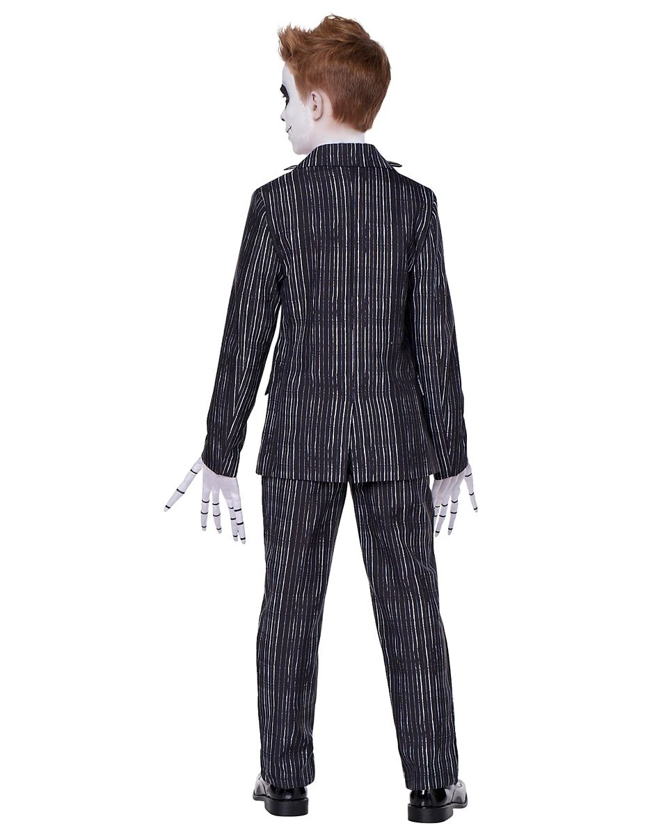 Spirit Halloween Kids Jack Skellington Suit Costume - The Nightmare Before Christmas 4 Spirit Halloween Kids Jack Skellington Suit Costume - The Nightmare Before Christmas - Image 2