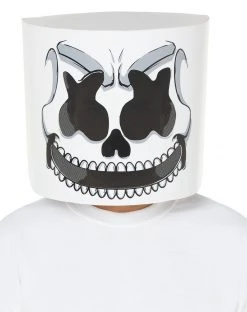 Spirit Halloween Adult Skeleton Marshmello Half Mask