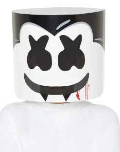 Spirit Halloween Kids Vampire Marshmello Half Mask