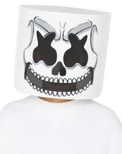 Spirit Halloween Kids Skeleton Marshmello Half Mask