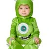 Spirit Halloween Baby Mike Wazowski Costume - Monsters Inc. -MELONHALLOW Sales 01555259 a