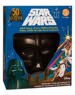 Spirit Halloween Adult Darth Vader Star Wars Costume Kit - Ben Cooper