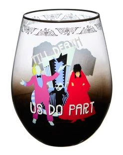 Spirit Halloween Till Death Us Do Part Stemless Glass - Beetlejuice