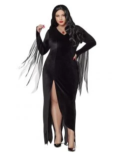 Spirit Halloween Adult Morticia Addams Costume - The Addams Family 10 Spirit Halloween Adult Morticia Addams Costume - The Addams Family -MELONHALLOW Sales 01560846 a