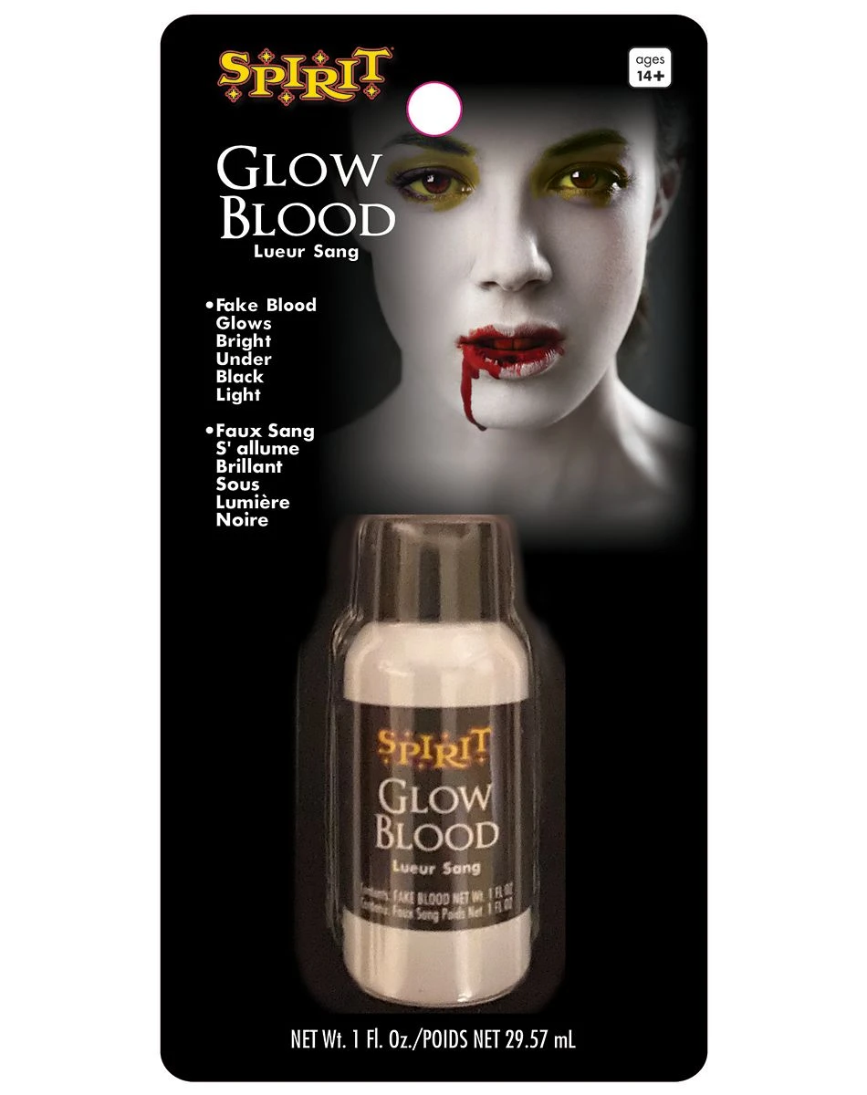 Spirit Halloween Glow Blood Kit 3 Spirit Halloween Glow Blood Kit