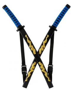 Spirit Halloween Kids Blue Ninja Swords with Harness