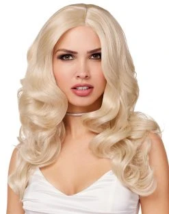 Spirit Halloween Hollywood Glam Wig Blonde