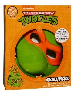 Spirit Halloween Adult Michelangelo Teenage Mutant Ninja Turtles Costume Kit - Ben Cooper