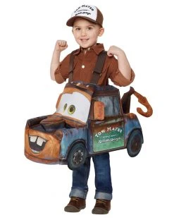Spirit Halloween Toddler Mater Ride-Along Costume - Cars