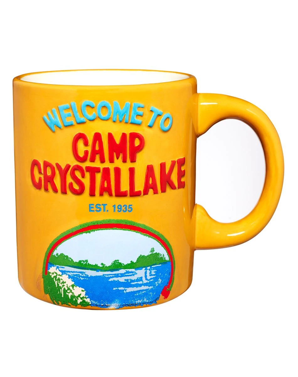 Spirit Halloween Camp Crystal Lake Mug 20 oz. - Friday the 13th 3 Spirit Halloween Camp Crystal Lake Mug 20 oz. - Friday the 13th