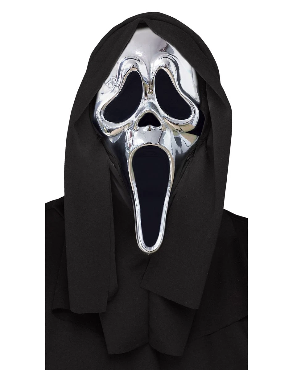 Spirit Halloween Kids Chrome Ghost Face ® Full Mask 3 Spirit Halloween Kids Chrome Ghost Face ® Full Mask