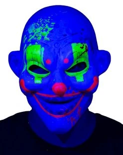 Spirit Halloween Black Light Neon Clown Full Mask 9 Spirit Halloween Black Light Neon Clown Full Mask -MELONHALLOW Sales 01577659 c