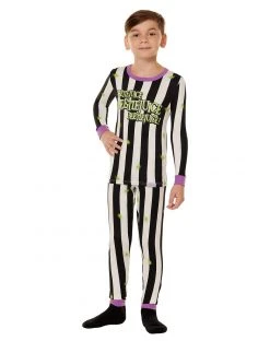 Spirit Halloween Kids Beetlejuice Pajama Set