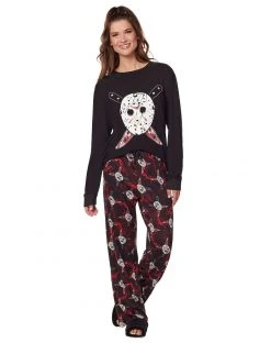 Spirit Halloween Jason Voorhees Pajama Set - Friday the 13th 8 Spirit Halloween Jason Voorhees Pajama Set - Friday the 13th -MELONHALLOW Sales 01579051 c