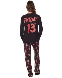 Spirit Halloween Jason Voorhees Pajama Set - Friday the 13th 9 Spirit Halloween Jason Voorhees Pajama Set - Friday the 13th -MELONHALLOW Sales 01579051 d