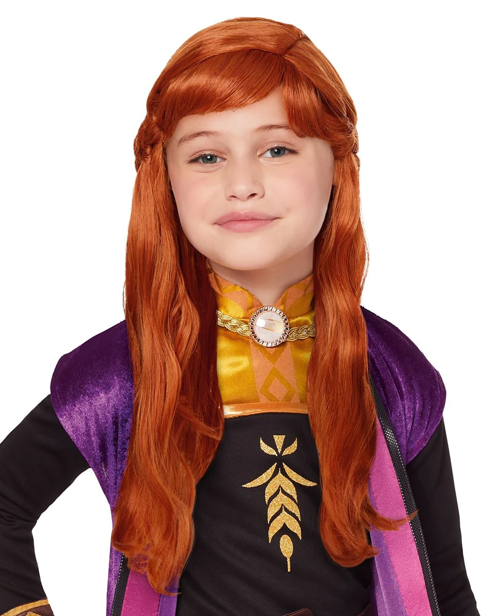 Spirit Halloween Kids Anna Wig - Frozen 2 3 Spirit Halloween Kids Anna Wig - Frozen 2