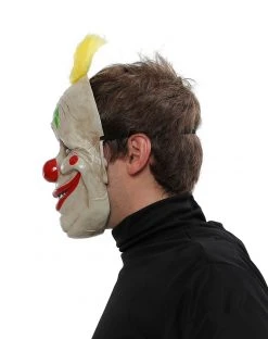Spirit Halloween Dopey the Clown Half Mask -MELONHALLOW Sales 01581800 c