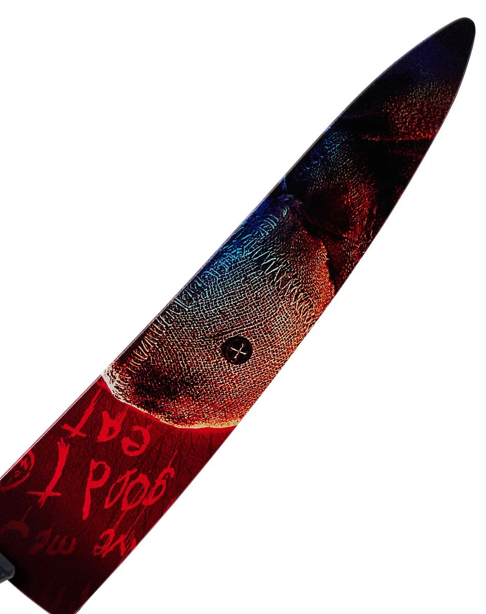 Spirit Halloween Sam Graphic Knife - Trick 'r Treat 4 Spirit Halloween Sam Graphic Knife - Trick 'r Treat - Image 2