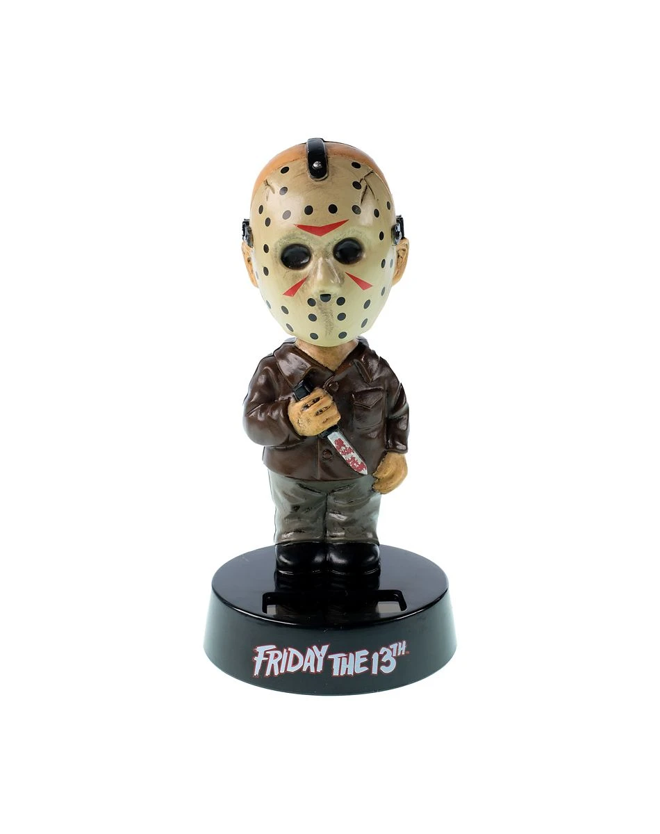 Spirit Halloween Jason Voorhees Solar-Powered Bobblehead - Friday the 13th 3 Spirit Halloween Jason Voorhees Solar-Powered Bobblehead - Friday the 13th