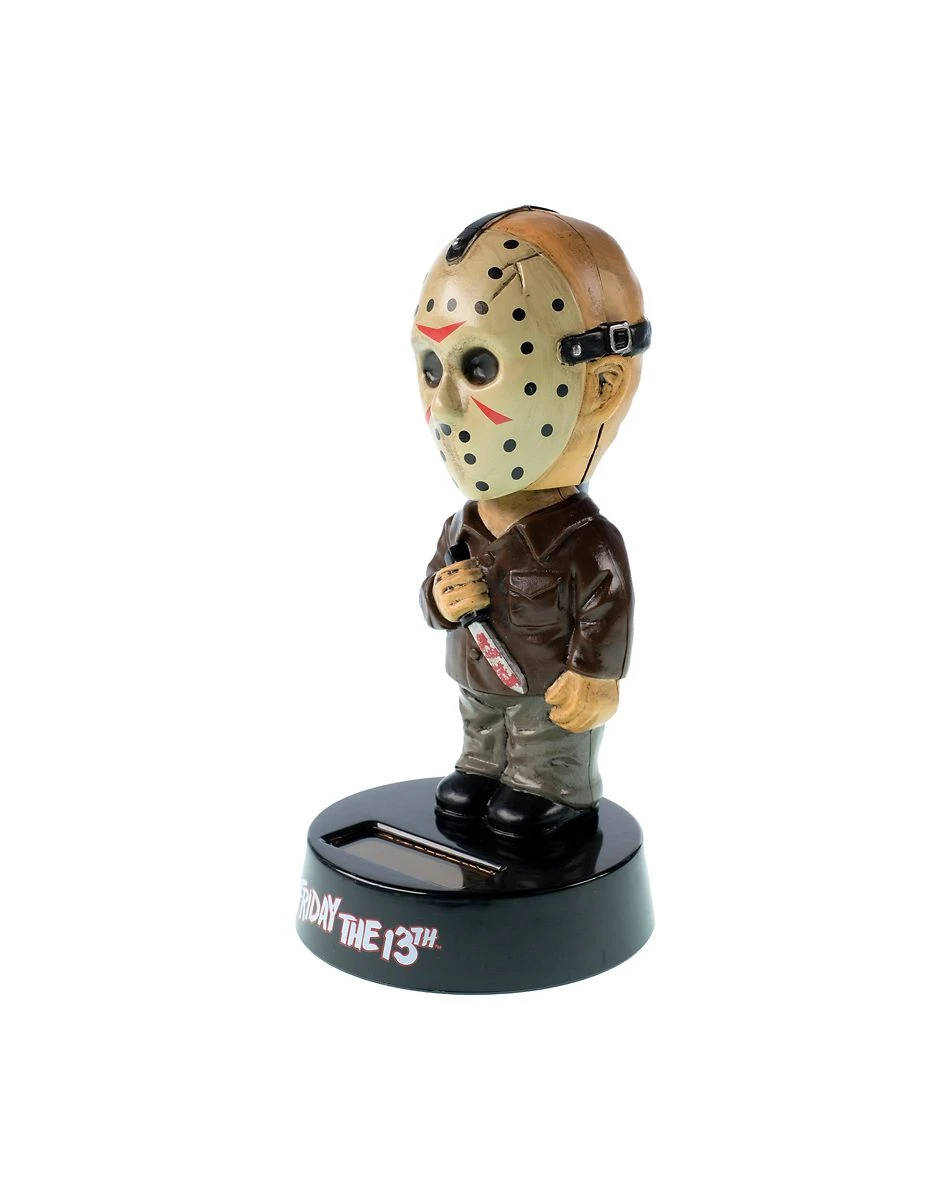 Spirit Halloween Jason Voorhees Solar-Powered Bobblehead - Friday the 13th 4 Spirit Halloween Jason Voorhees Solar-Powered Bobblehead - Friday the 13th - Image 2