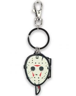 Spirit Halloween Jason Voorhees Mask Charm Keychain - Friday the 13th