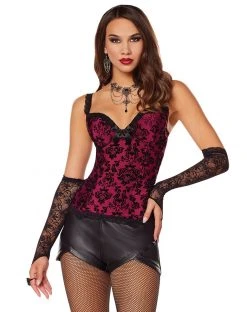 Spirit Halloween Vampire Corset and Gloves
